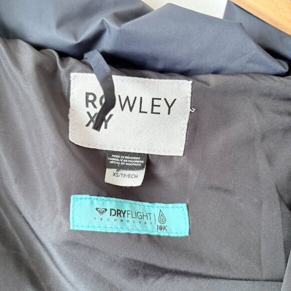Rowley x Roxy Cold Sunday Waterproof Ski Snow Jacket Black White Size XS - Picture 13 of 15